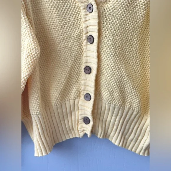 Free People Beach (Free-est) Hailee Waffle Knit Cardigan (size M) - Picture 9 of 15